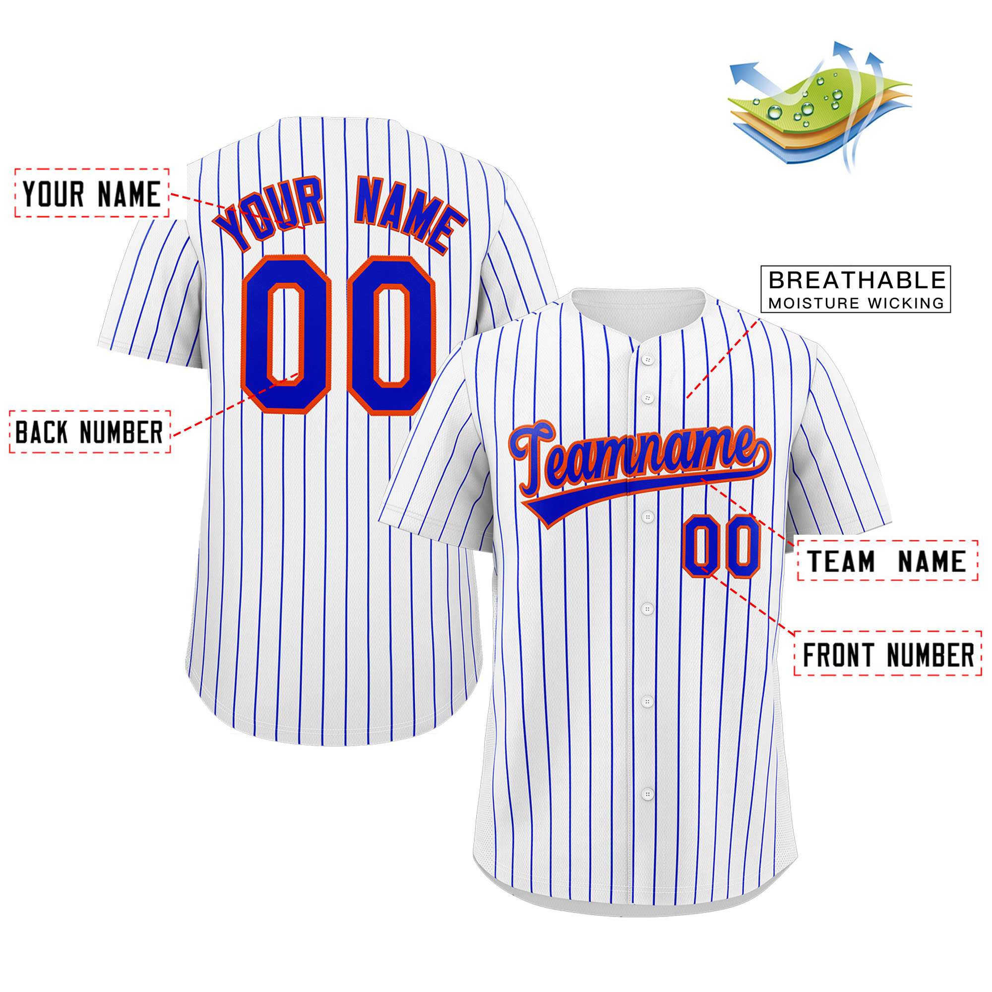 Custom Blue Ice Cream Cone Graffiti Pattern Fashion Authentic Baseball Jersey From Evan Neufang|KXKSHOP