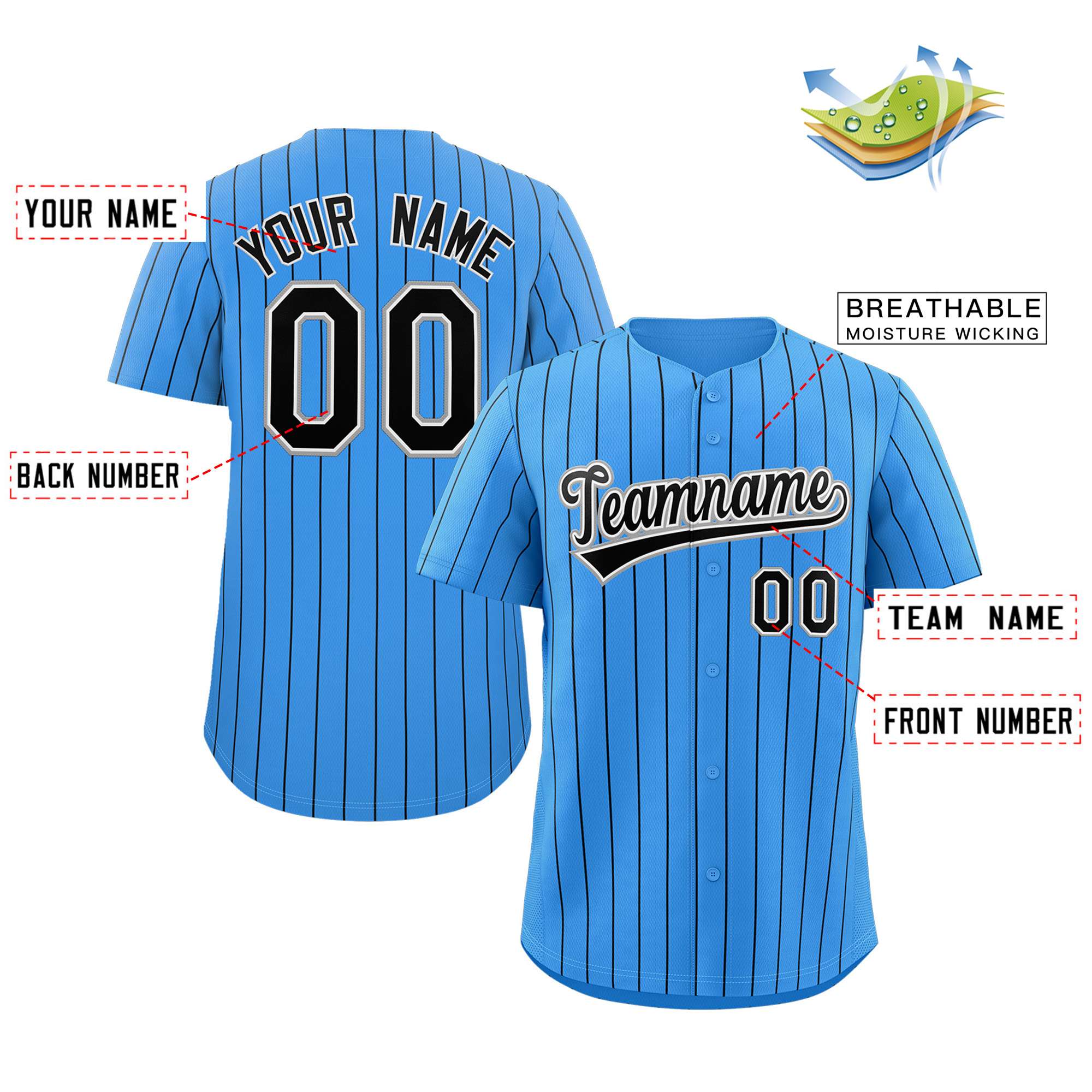 Custom Blue Ice Cream Cone Graffiti Pattern Fashion Authentic Baseball Jersey From Evan Neufang|KXKSHOP
