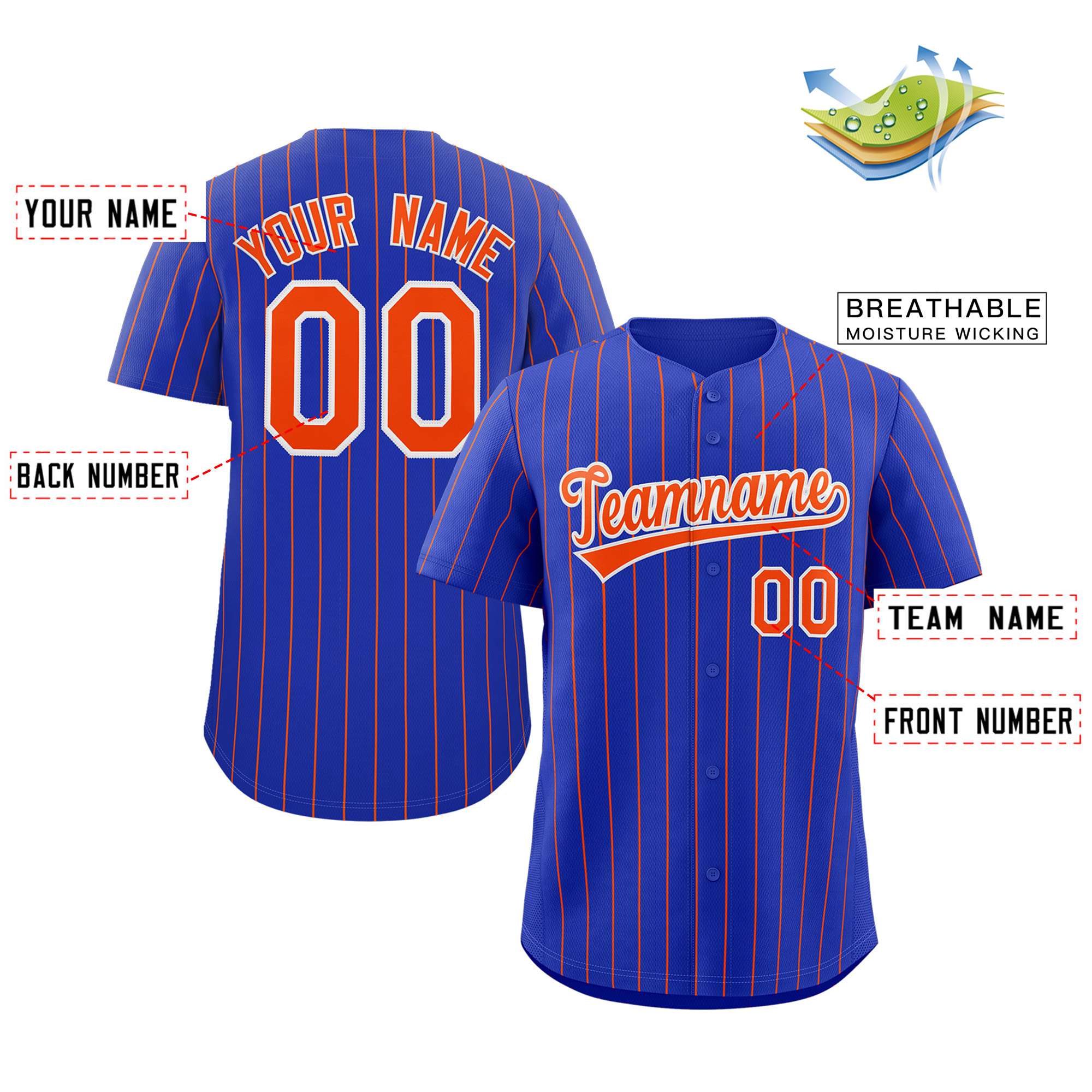 Custom Blue Ice Cream Cone Graffiti Pattern Fashion Authentic Baseball Jersey From Evan Neufang|KXKSHOP