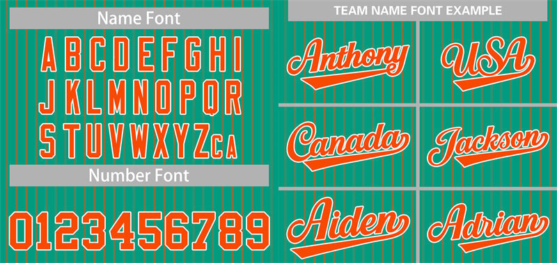Custom Teal Orange-White Stripe Fashion Authentic Baseball Jersey