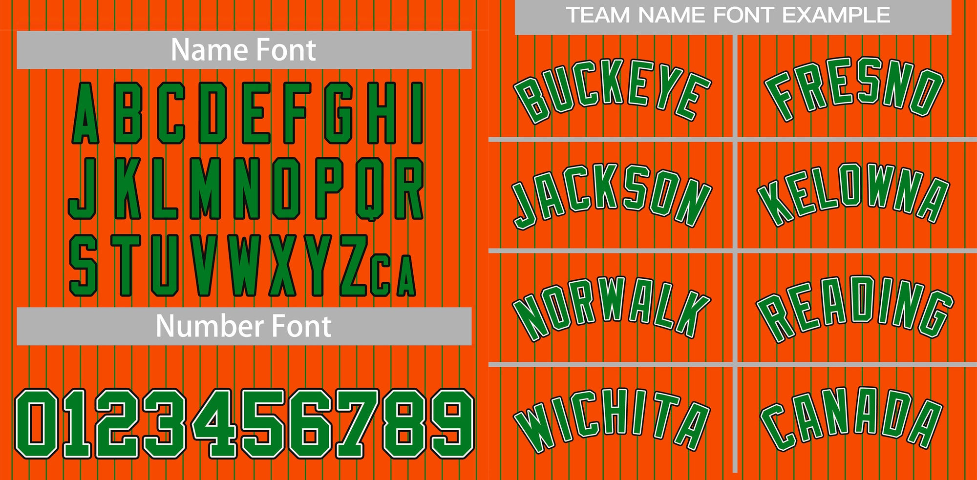 Custom Orange Green-Black Stripe Fashion Authentic Baseball Jersey