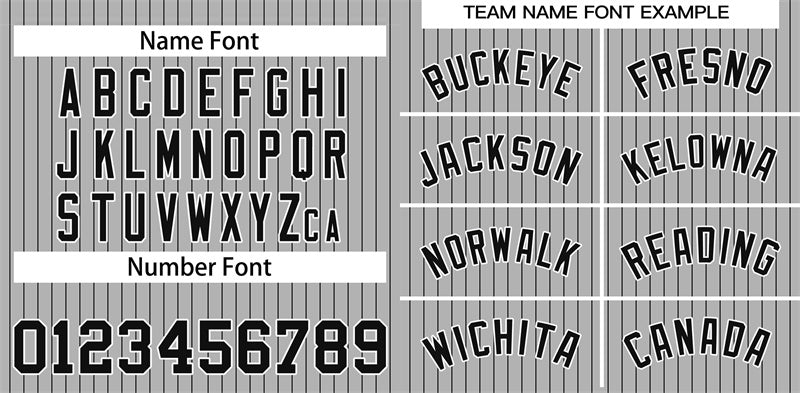 Custom Gray Black-White Stripe Fashion Authentic Baseball Jersey