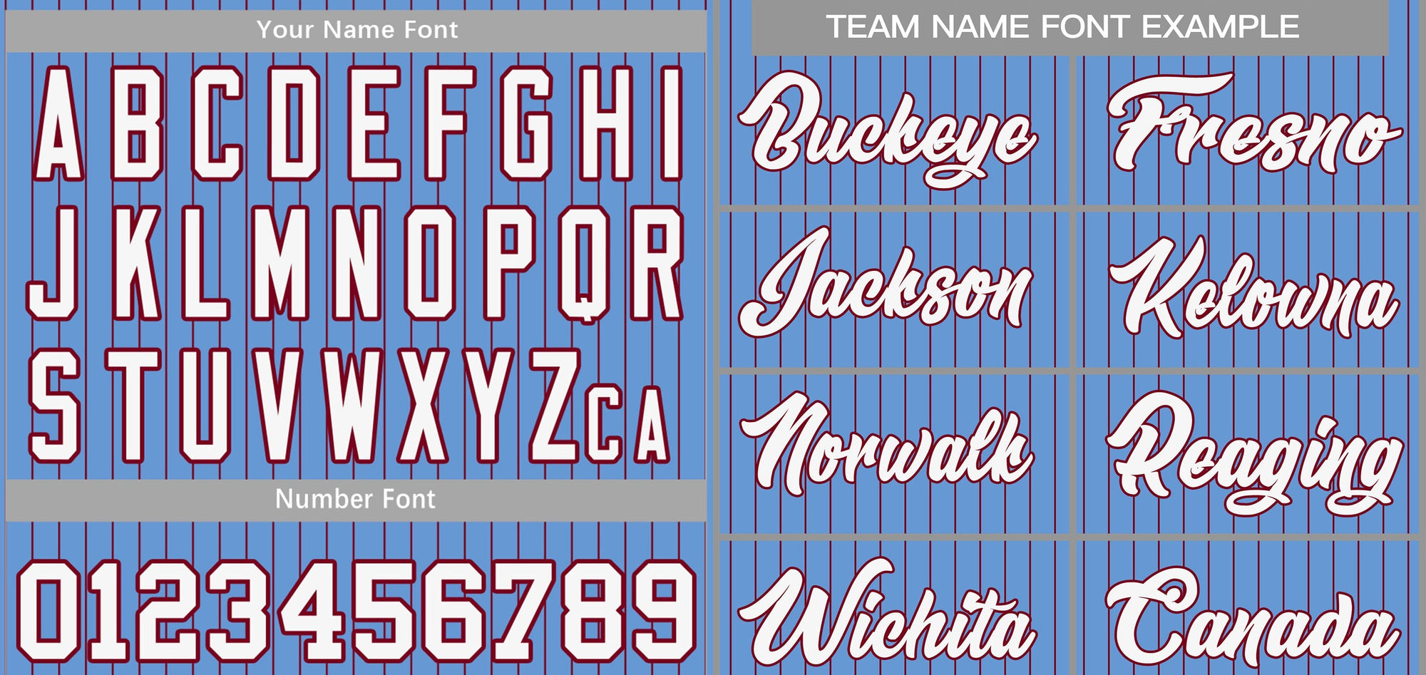 Custom Powder Blue White-Crimson Stripe Fashion Authentic Baseball Jersey