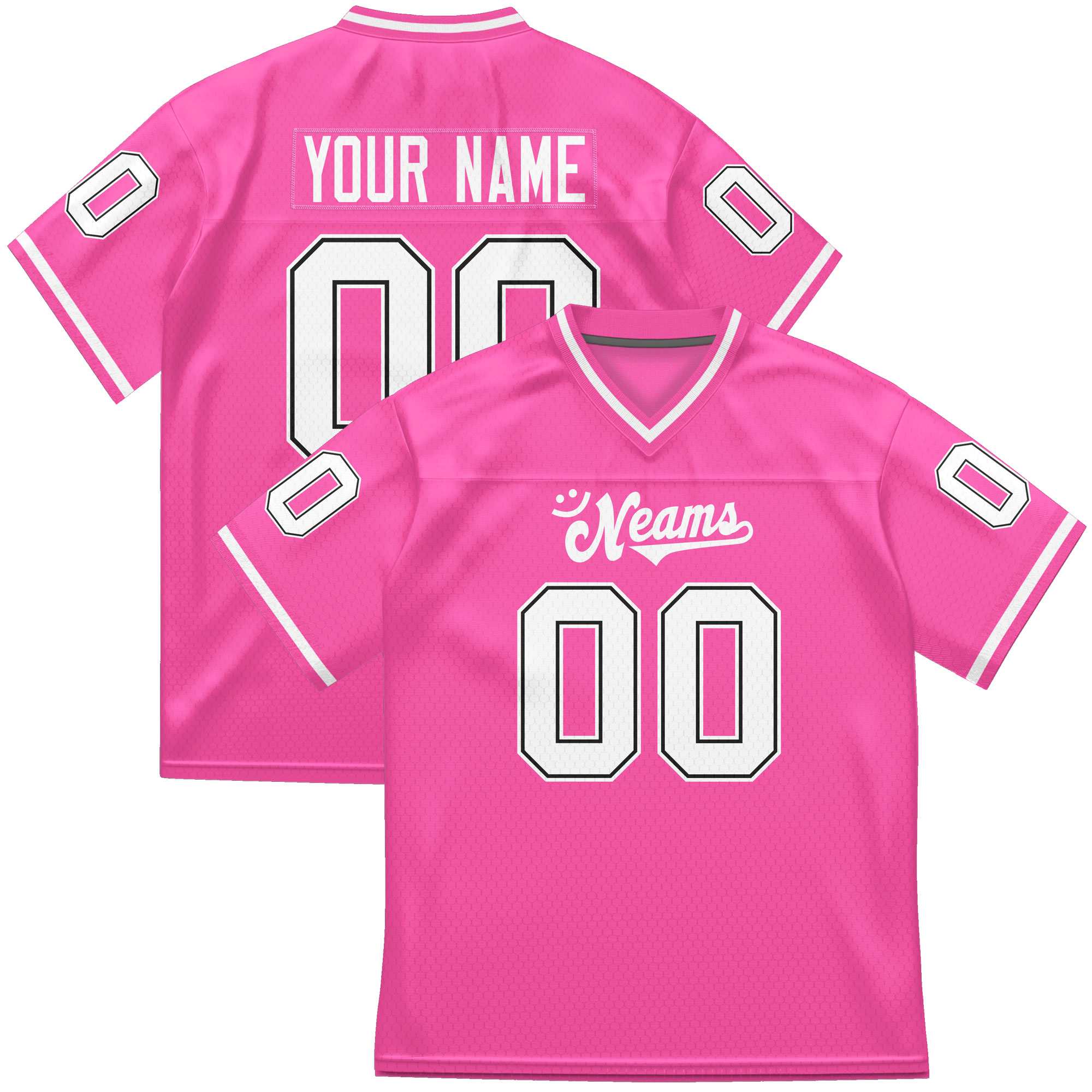 Custom Red Navy-White Classic Style Mesh American Football Jersey | KXKSHOP