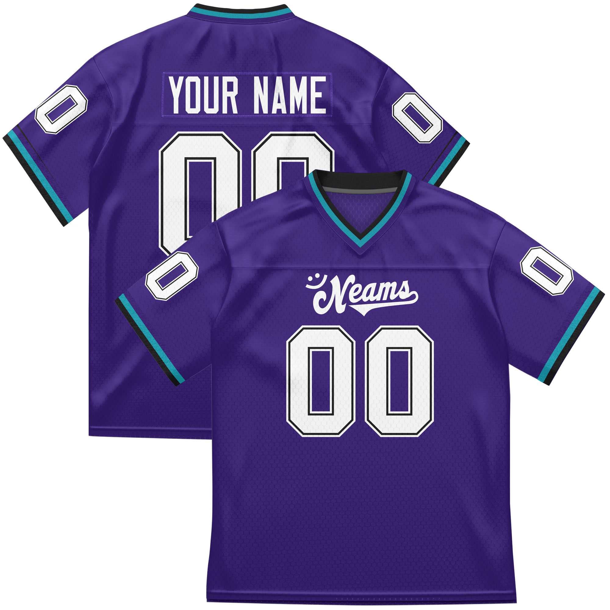 Custom Red Navy-White Classic Style Mesh American Football Jersey | KXKSHOP