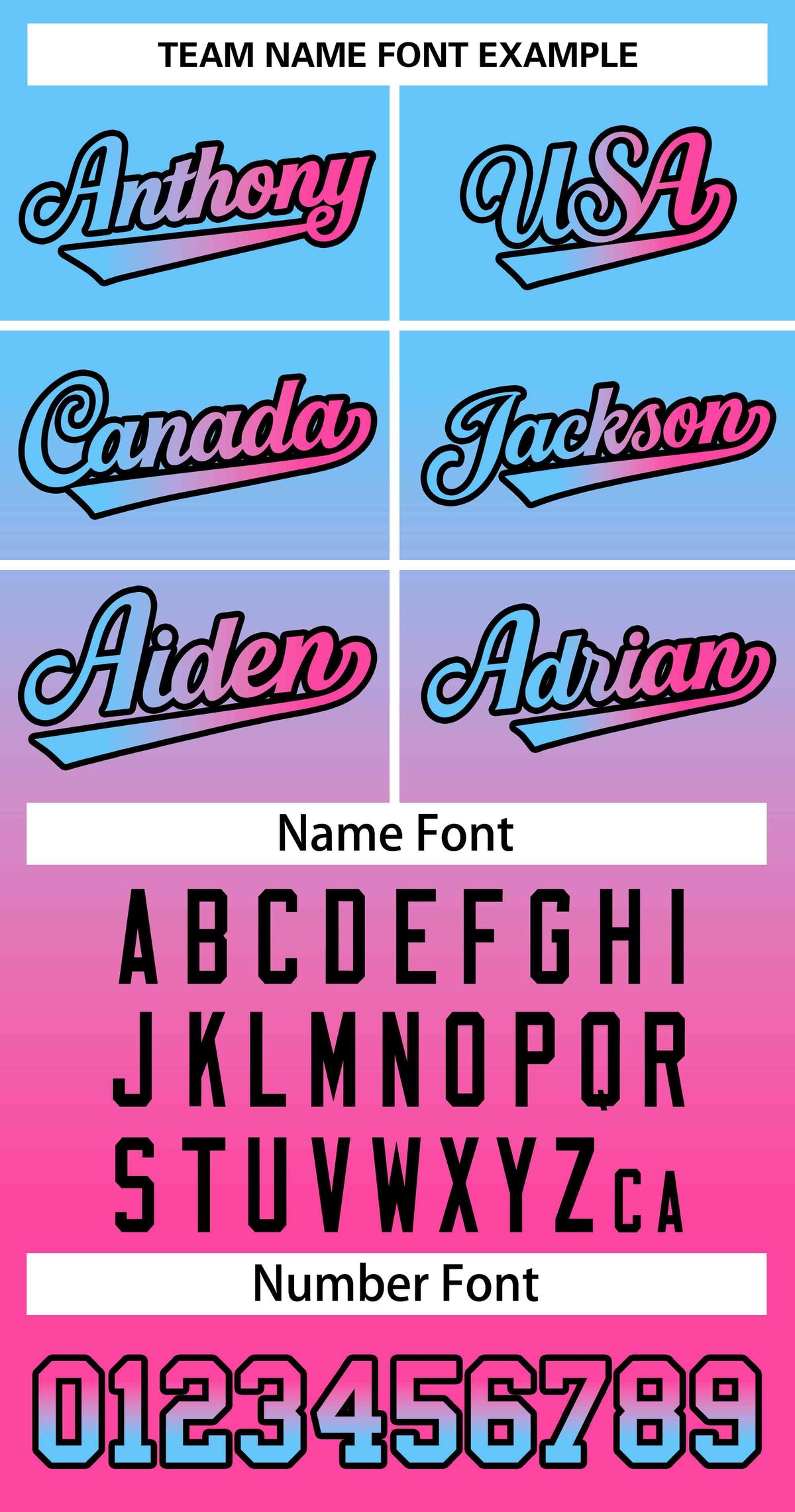 Custom Light Blue Pink Light Blue-Black Gradient Fashion Authentic Two-Button Softball Jersey