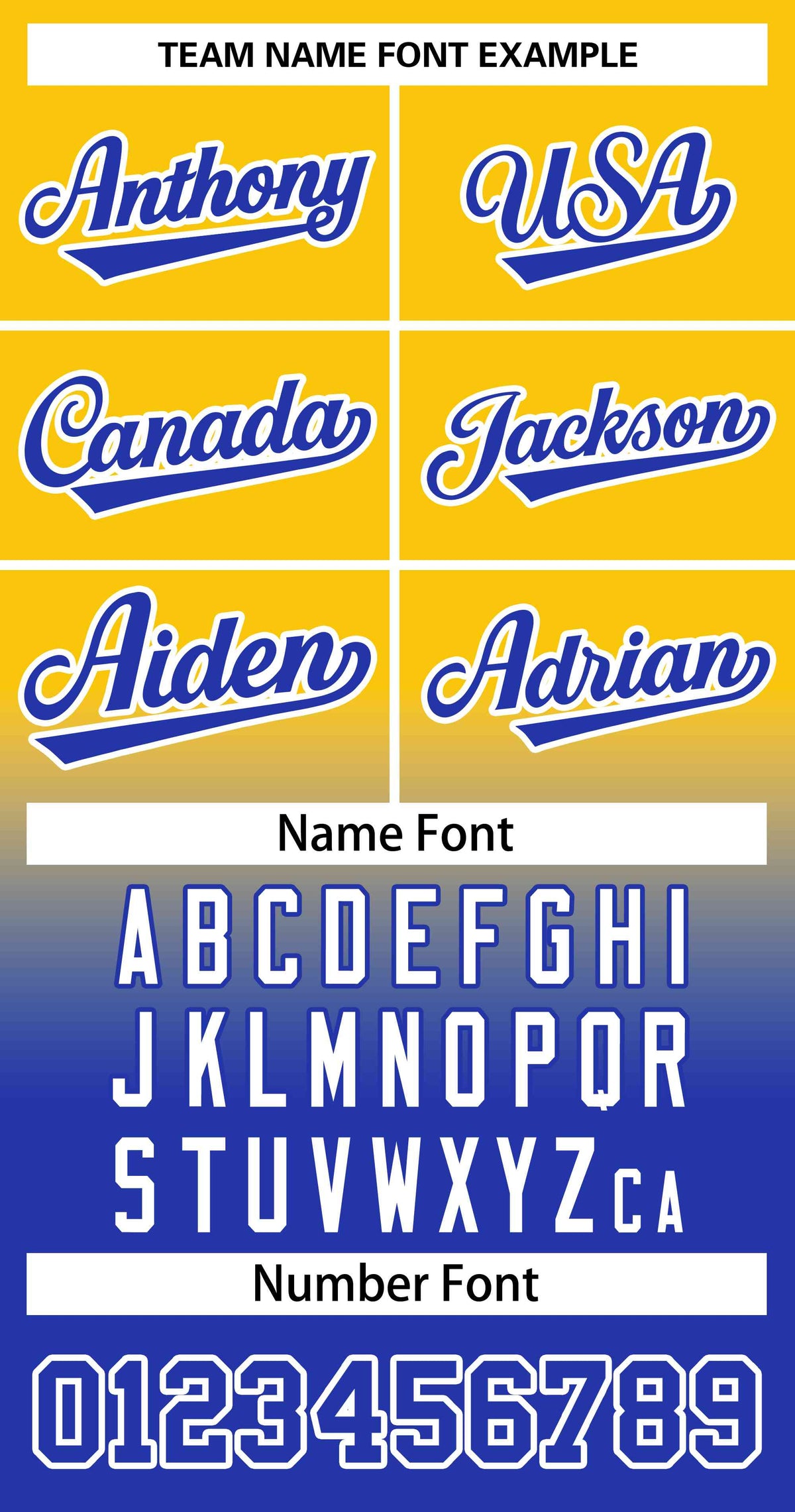 Custom Gold Royal Royal-White Gradient Fashion Authentic Two-Button Softball Jersey