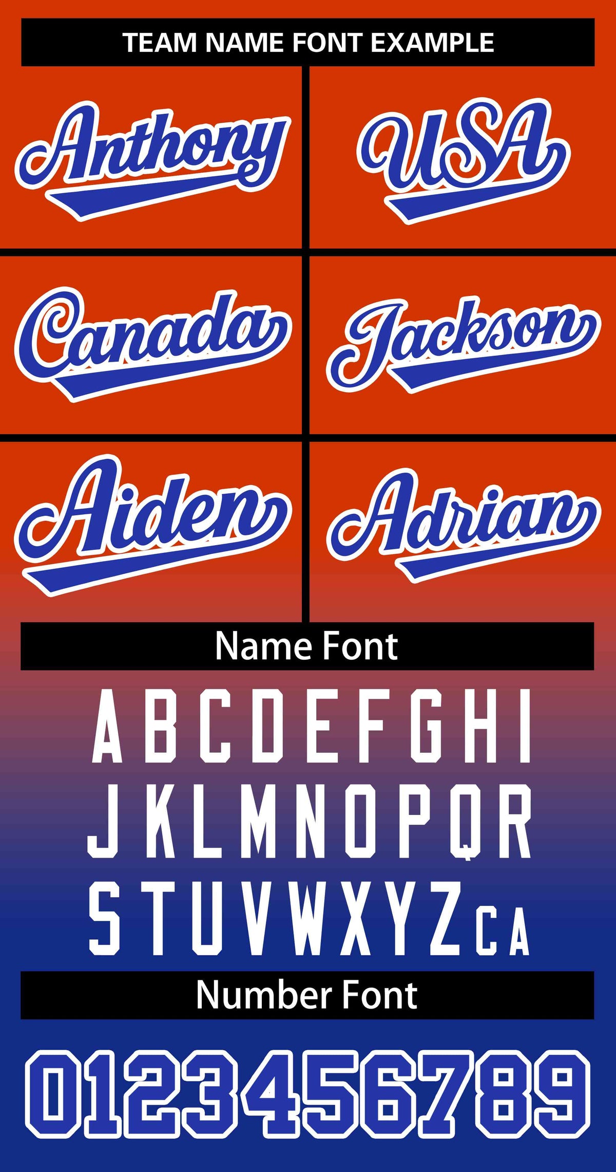 Custom Orange Royal Royal-White Gradient Fashion Authentic Two-Button Softball Jersey