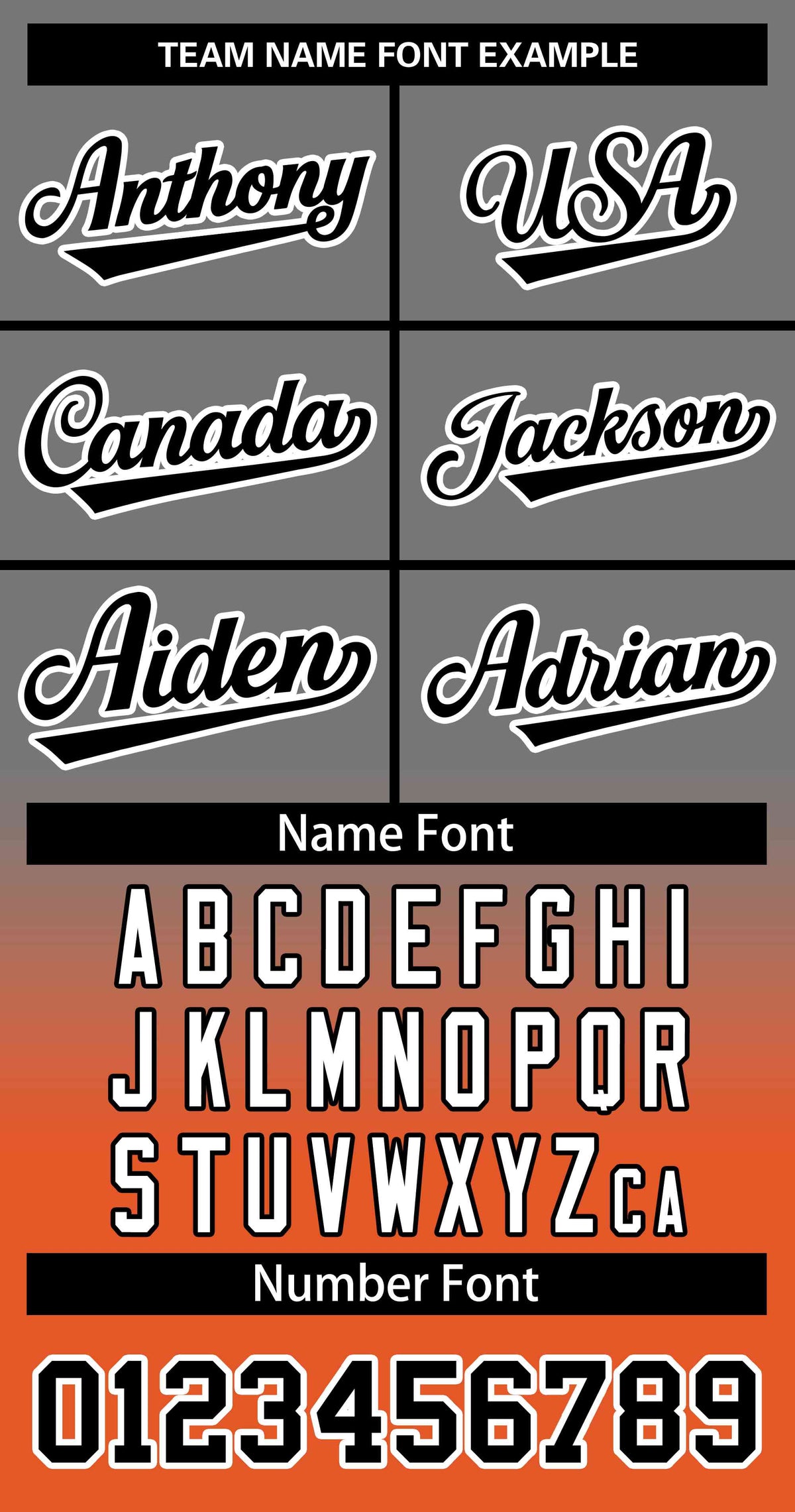 Custom Gray Orange Black-White Gradient Fashion Authentic Two-Button Softball Jersey