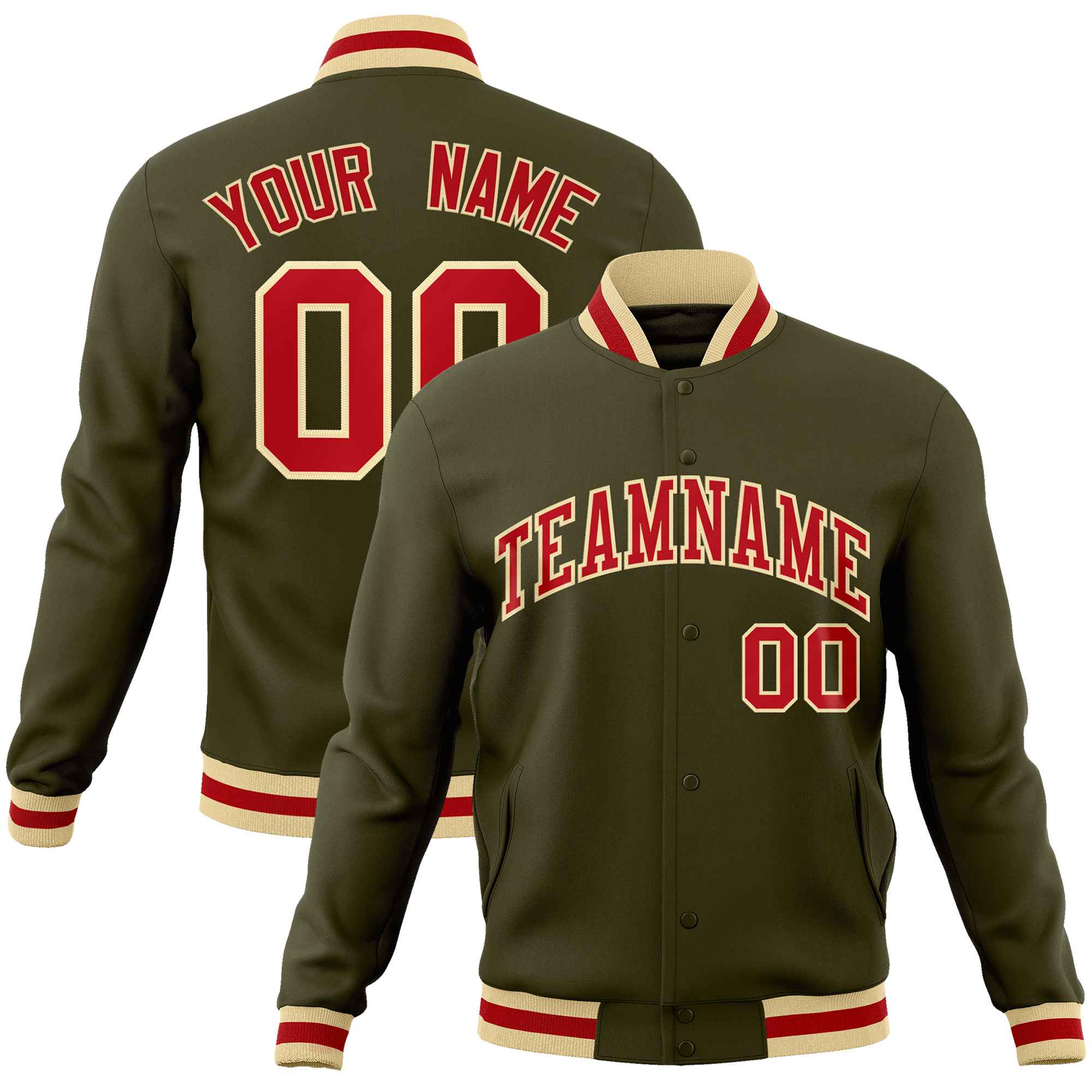 Custom White Black-Gray Classic Style Varsity Full-Snap Letterman Jacket | KXKSHOP