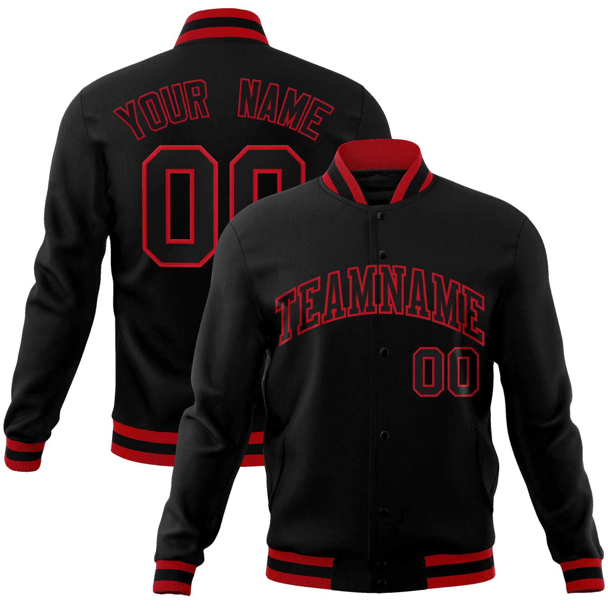 Custom White Black-Gray Classic Style Varsity Full-Snap Letterman Jacket | KXKSHOP