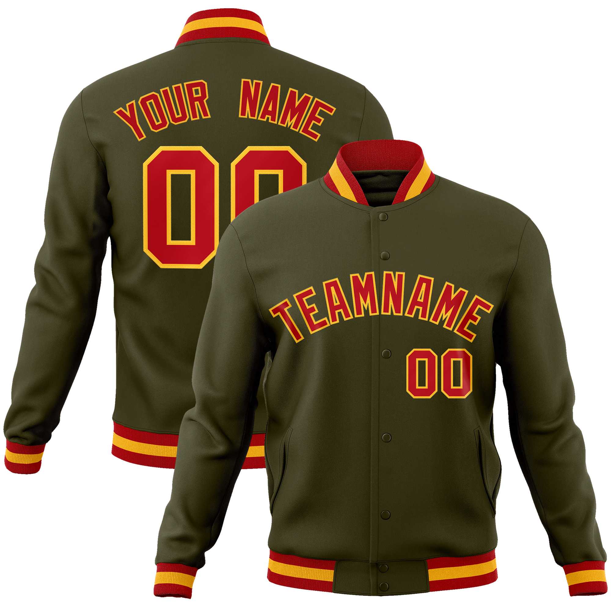 Custom White Black-Gray Classic Style Varsity Full-Snap Letterman Jacket | KXKSHOP