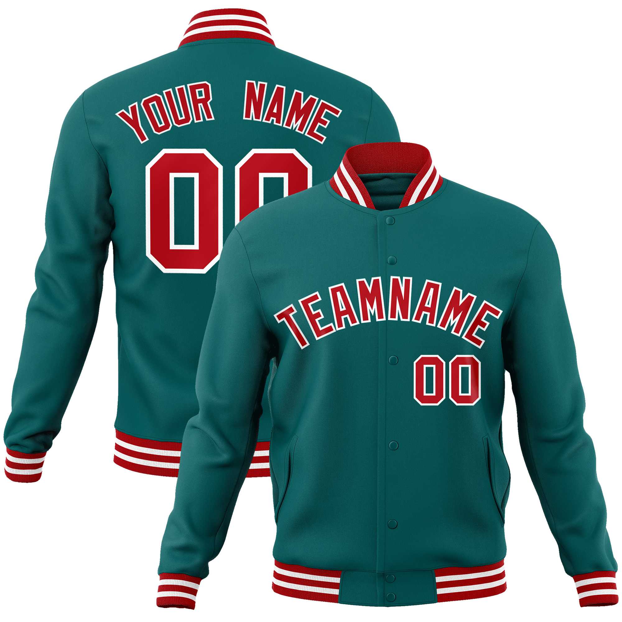 Custom White Black-Gray Classic Style Varsity Full-Snap Letterman Jacket | KXKSHOP