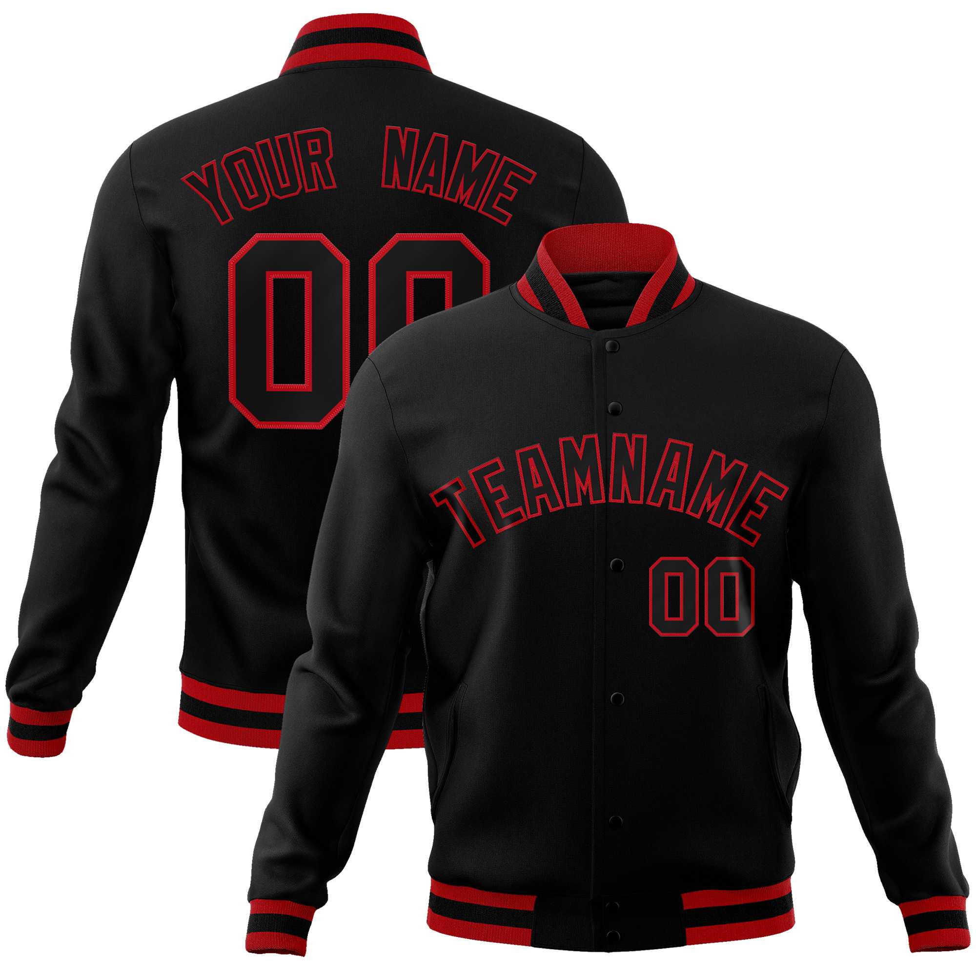 Custom White Black-Gray Classic Style Varsity Full-Snap Letterman Jacket | KXKSHOP