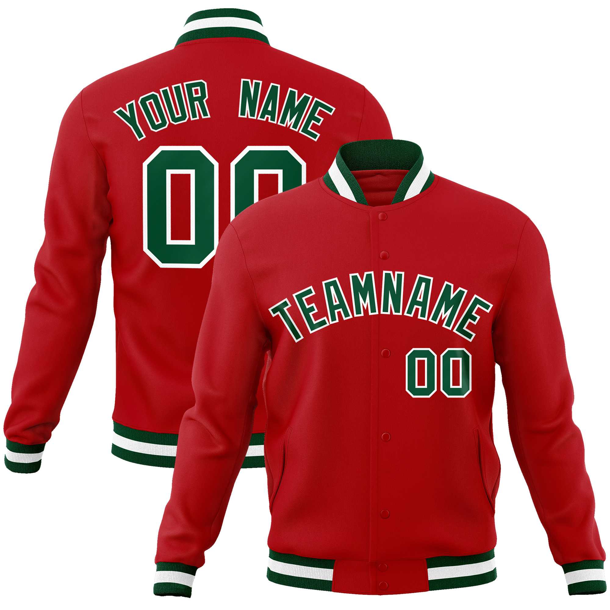 Custom White Black-Gray Classic Style Varsity Full-Snap Letterman Jacket | KXKSHOP