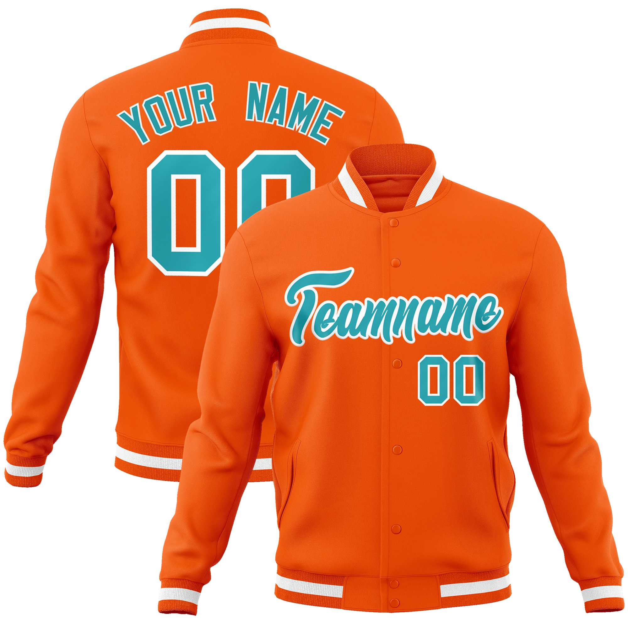 Custom White Black-Gray Classic Style Varsity Full-Snap Letterman Jacket | KXKSHOP