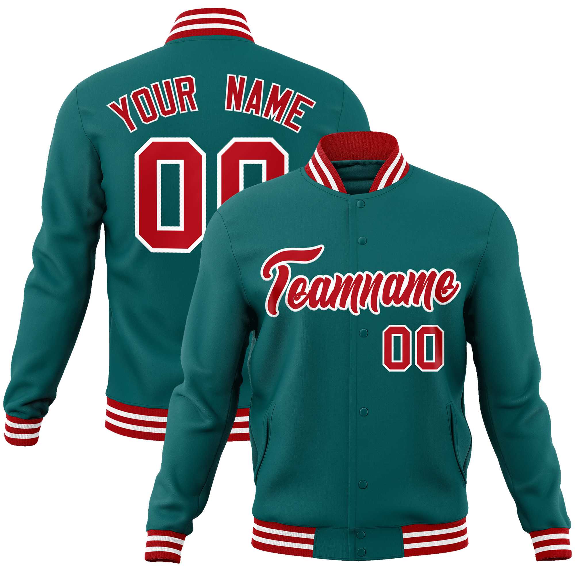 Custom White Black-Gray Classic Style Varsity Full-Snap Letterman Jacket | KXKSHOP