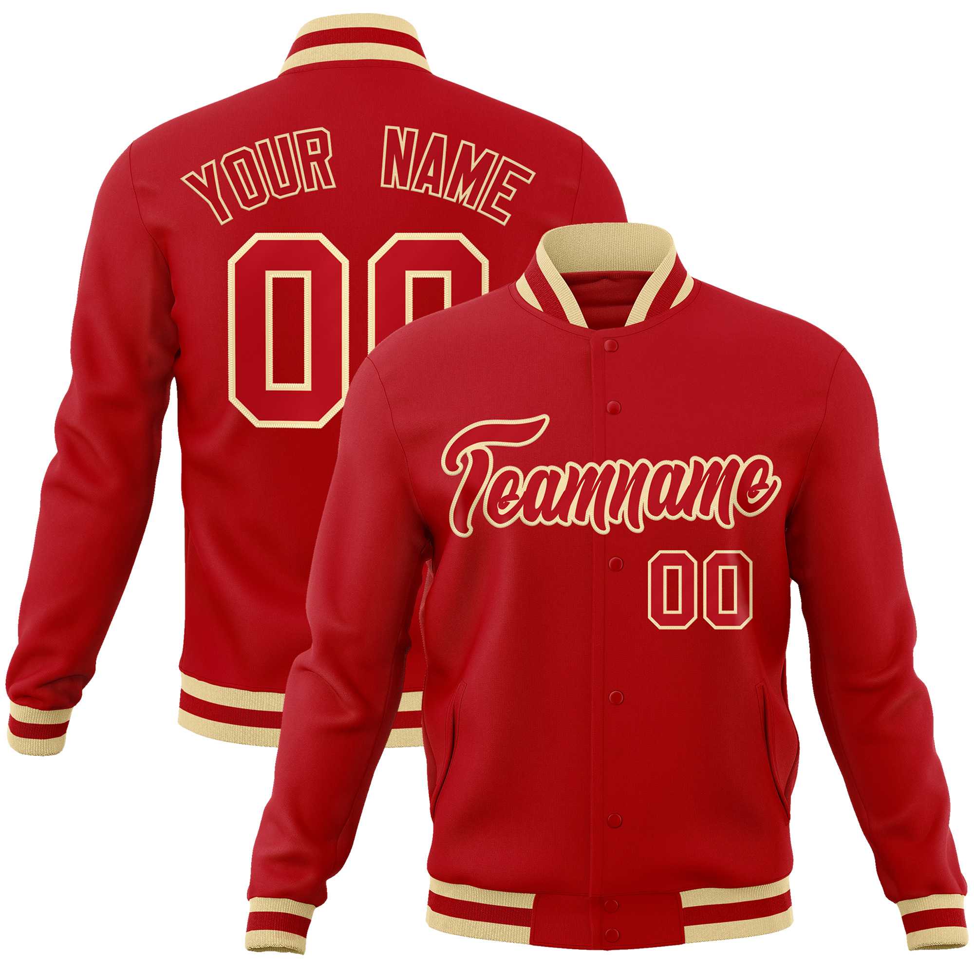 Custom White Black-Gray Classic Style Varsity Full-Snap Letterman Jacket | KXKSHOP