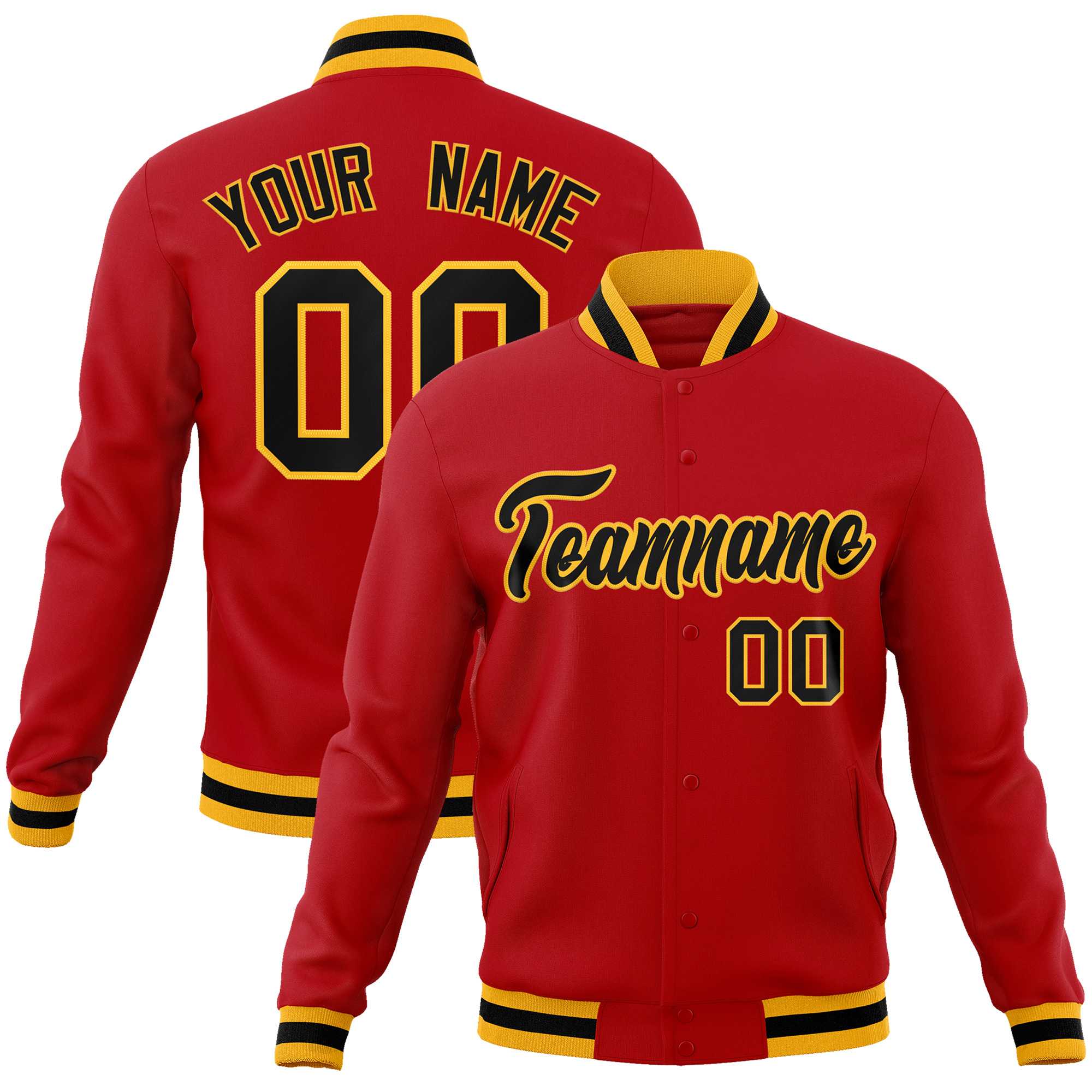 Custom White Black-Gray Classic Style Varsity Full-Snap Letterman Jacket | KXKSHOP