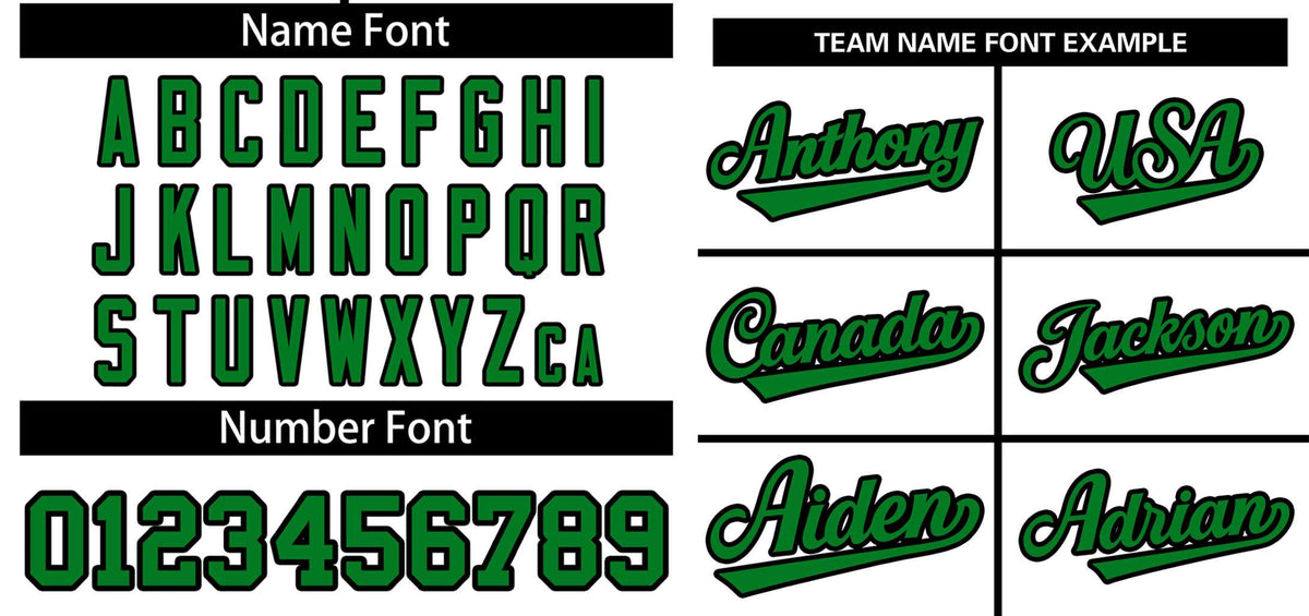 Maillot de baseball authentique à deux boutons, style classique, blanc, vert Kelly et noir