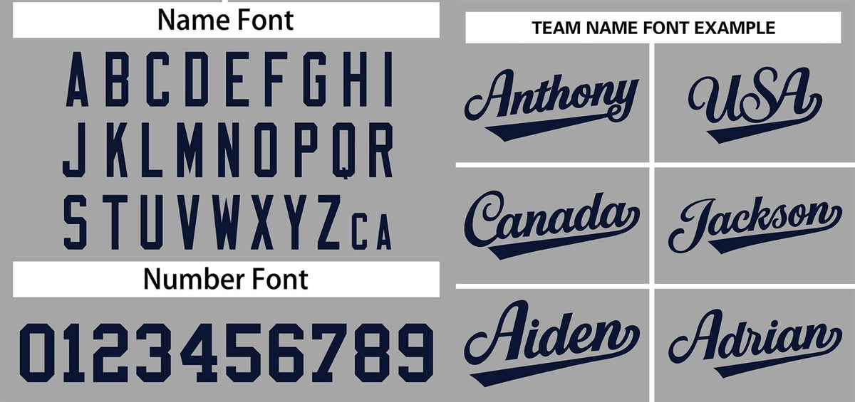 Maillot de baseball authentique à deux boutons, style classique, gris et bleu marine