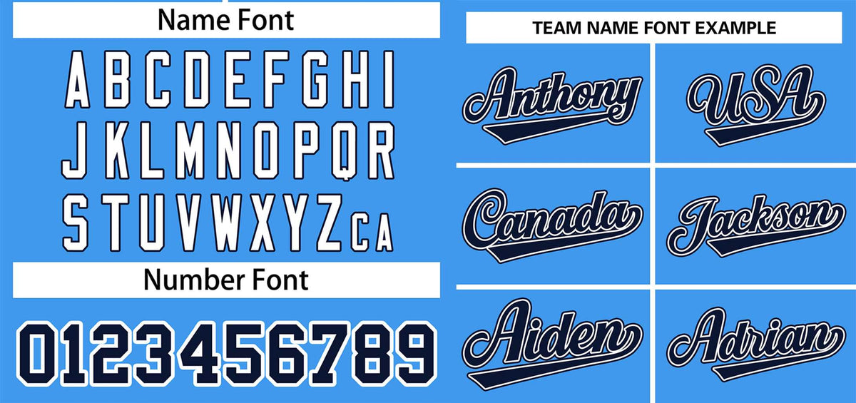 Custom Powder Blue Navy-White Classic Style Authentic Two-Button Softball Jersey