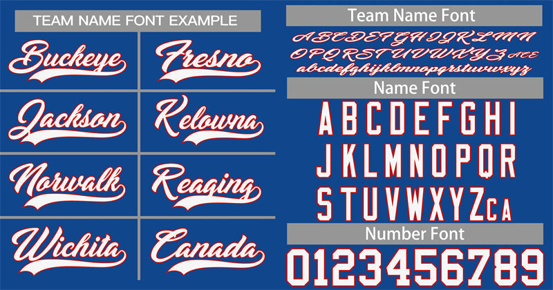 Custom Royal White-Red Classic Style Authentic Baseball Jersey