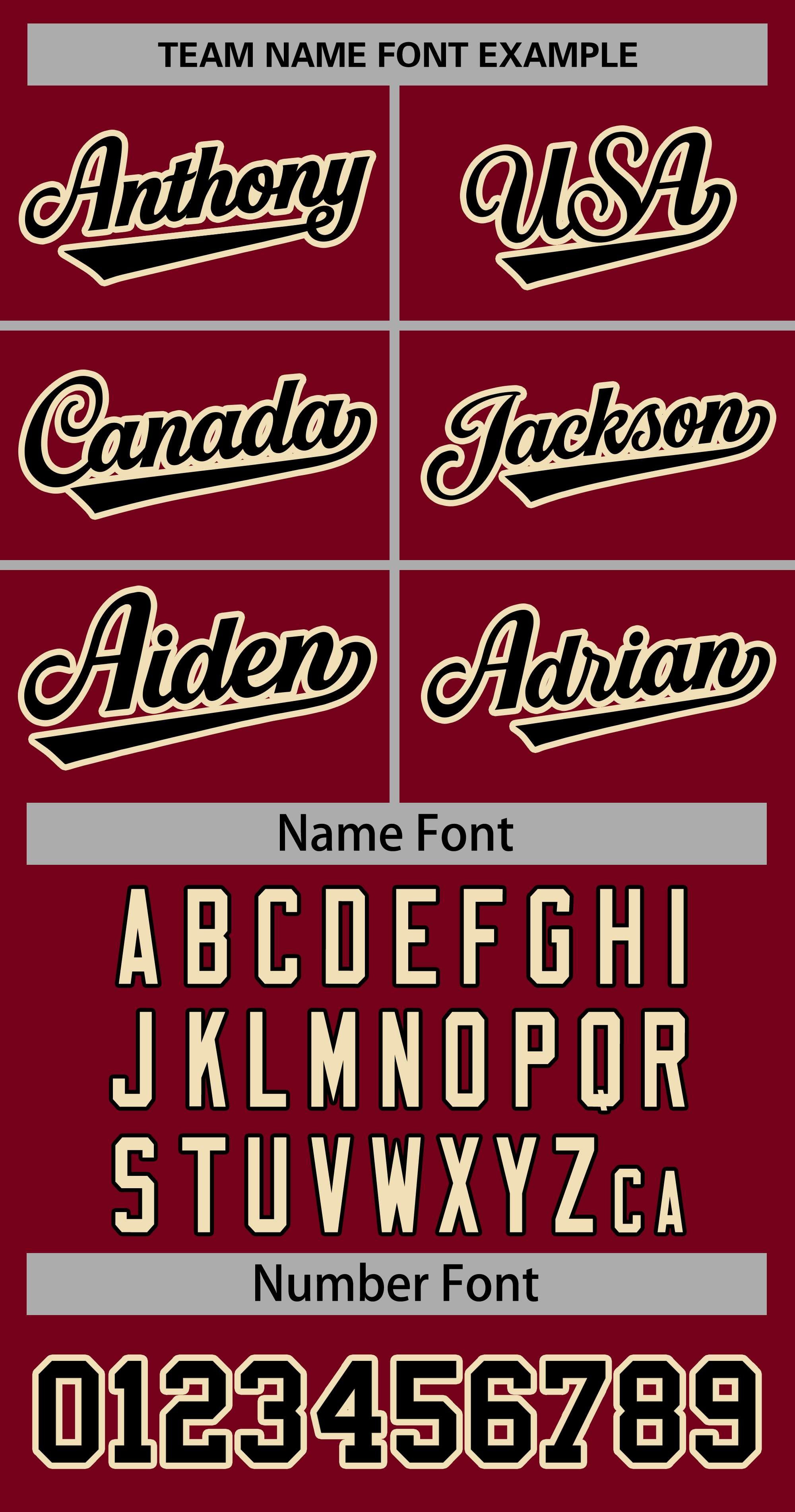 Custom Crimson Black-Khaki Classic Style Baseball Jersey For Women