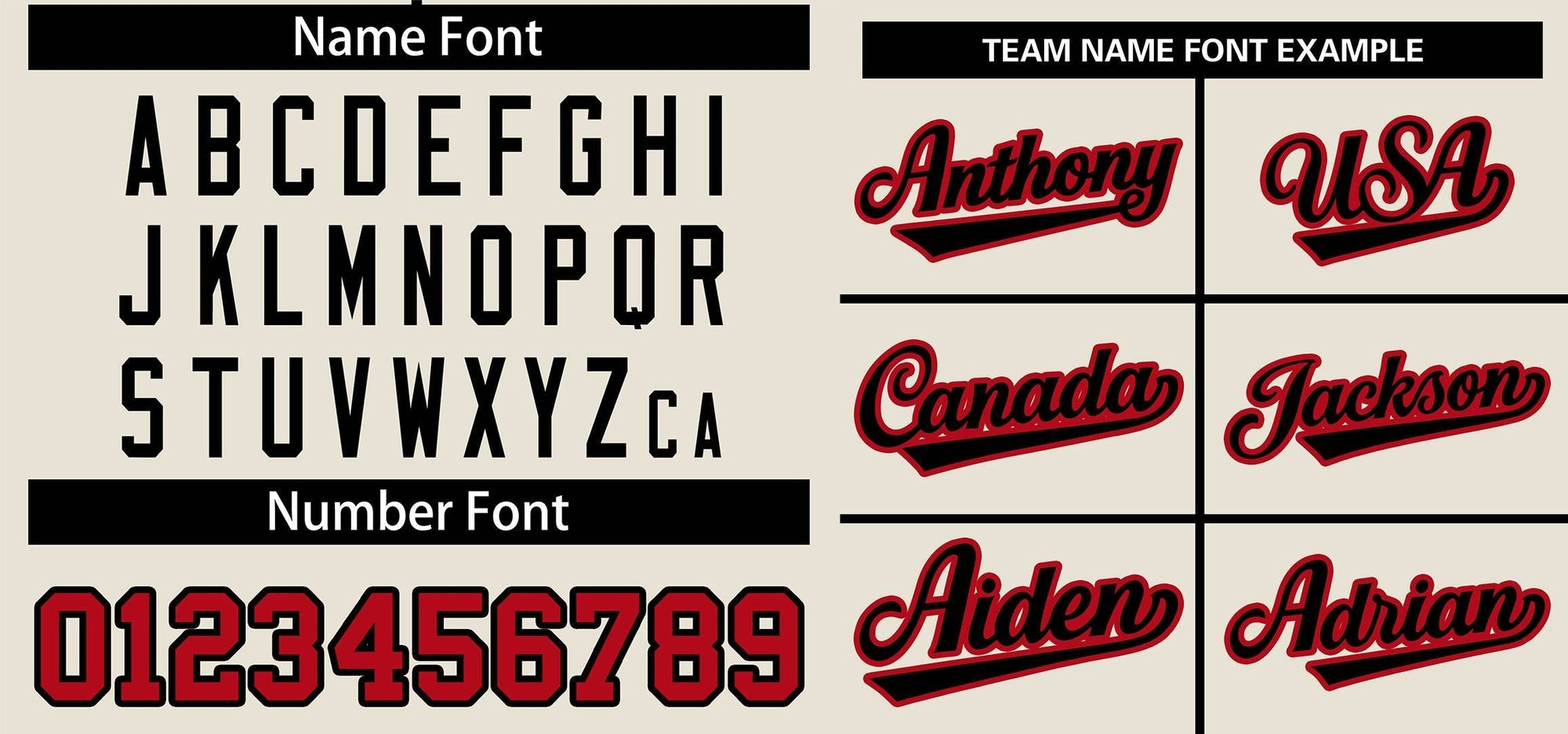 Maillot de baseball d'extérieur authentique, style classique, rouge et noir, crème personnalisé