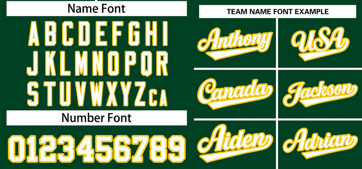 Custom Green White Classic Style Outdoor Authentic Pullover Baseball Jersey