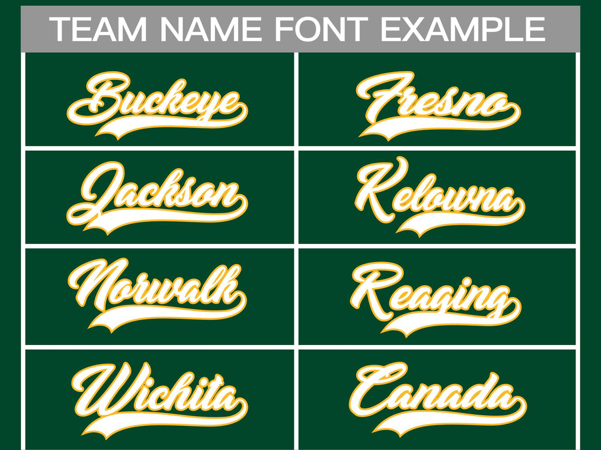 Custom Green White-Gold Classic Style Hockey Jersey | KXKSHOP