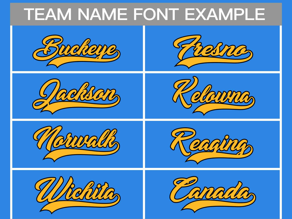 Custom Powder Blue Gold-Navy Classic Style Hockey Jersey | KXKSHOP