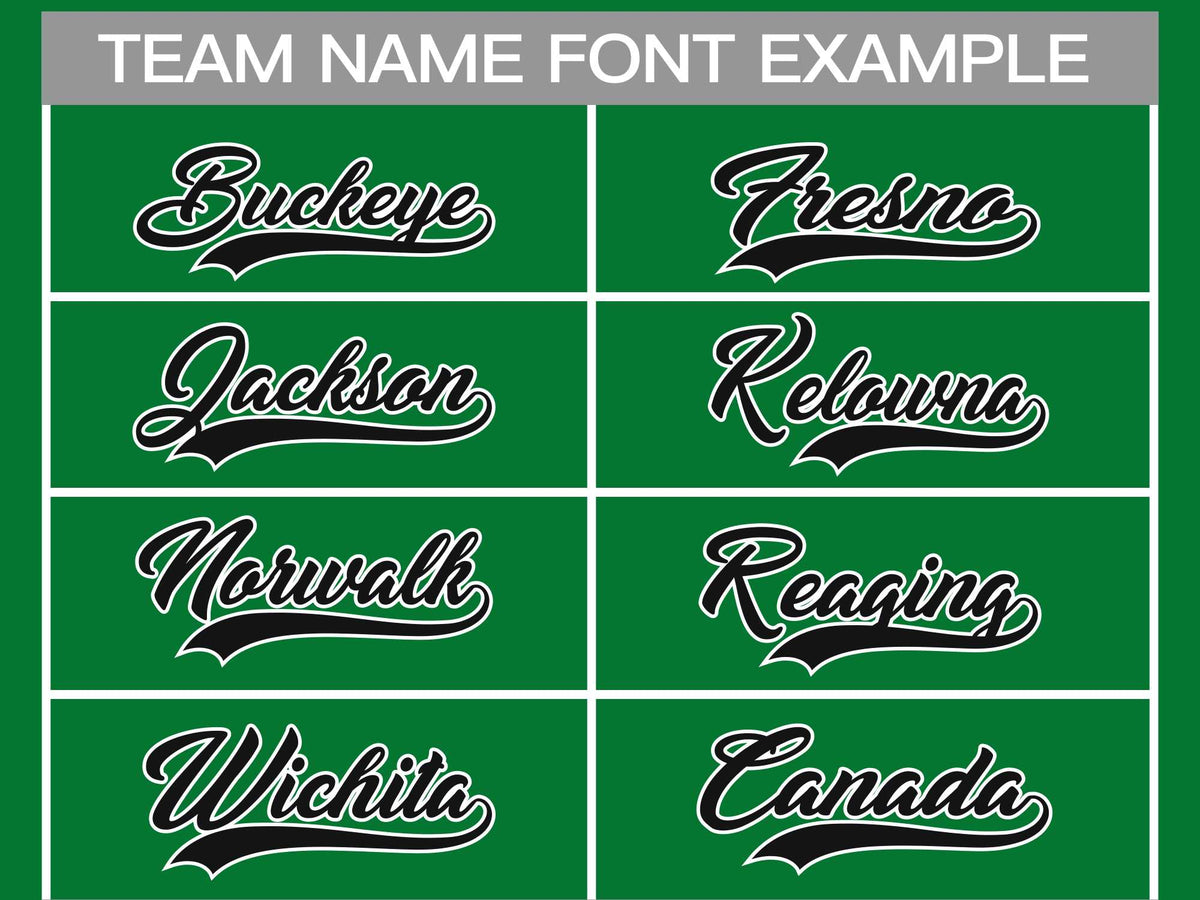 Custom Kelly Green Black-White Classic Style Hockey Jersey | KXKSHOP