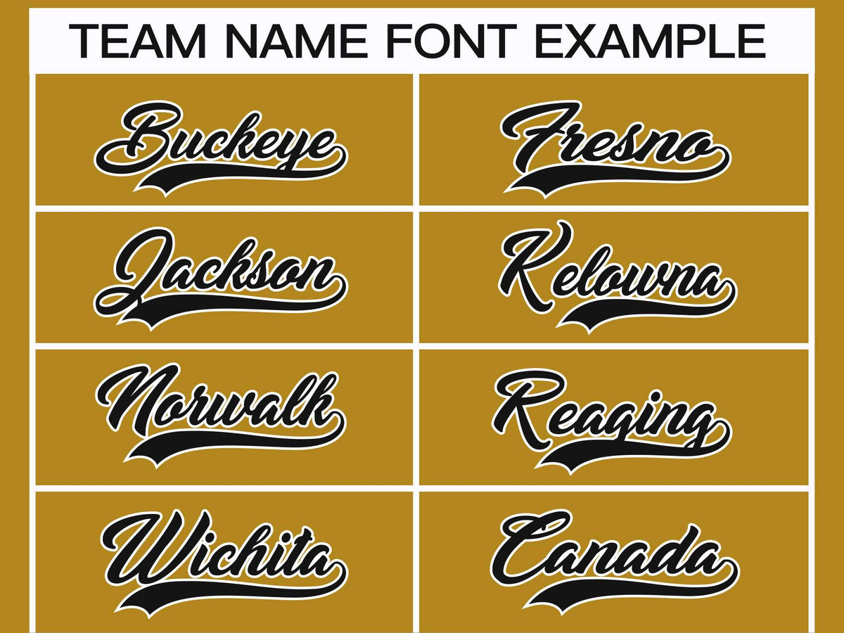 Custom Old Gold Black-White Classic Style Hockey Jersey | KXKSHOP