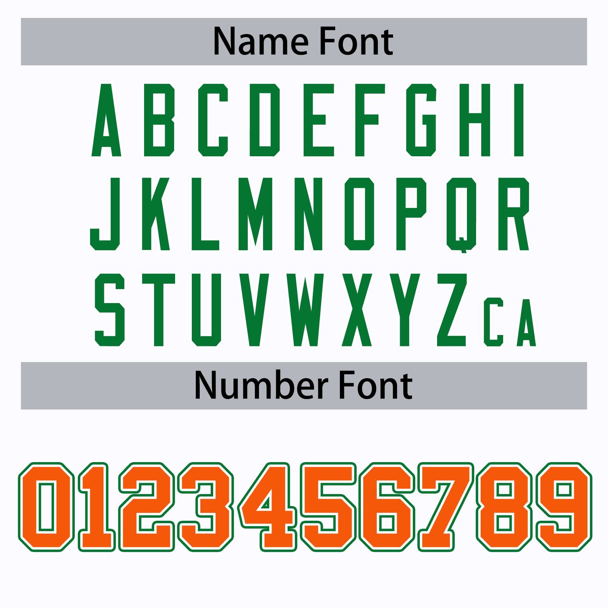 Custom White Kelly Green White-Orange Classic Style Hockey Jersey | KXKSHOP