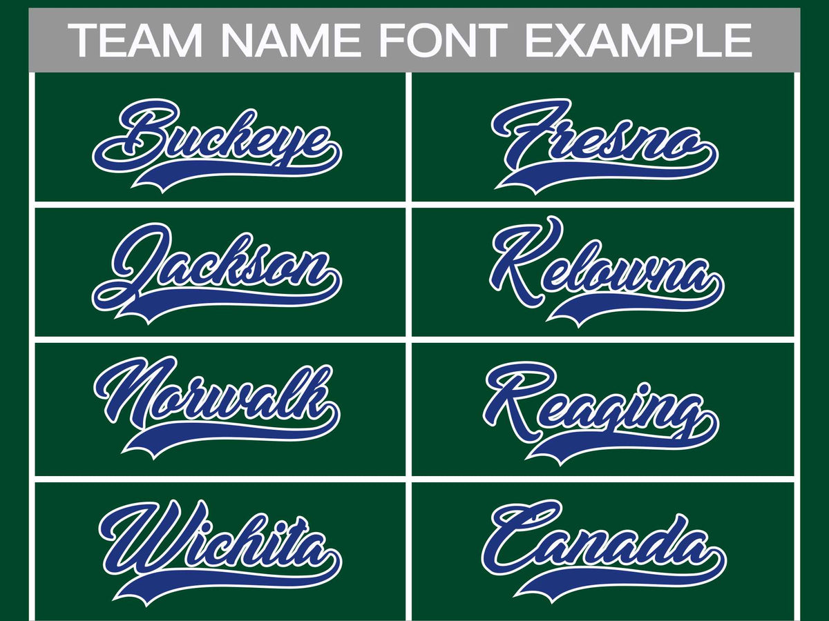 Custom Green Royal-White Classic Style Hockey Jersey | KXKSHOP