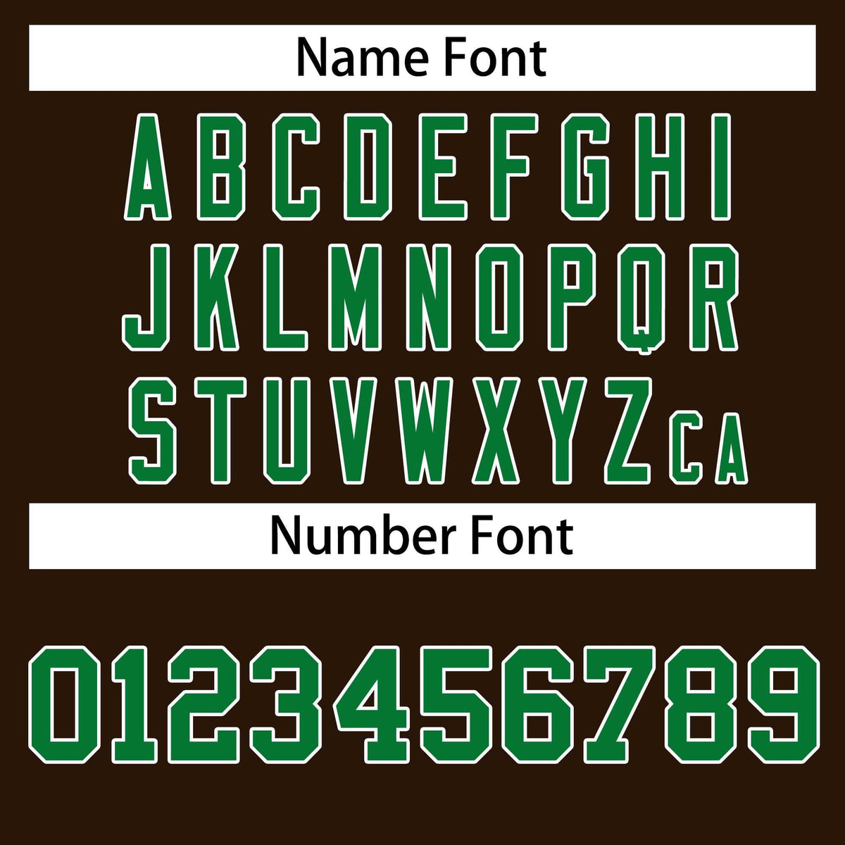 Custom Brown Kelly Green-White Classic Style Hockey Jersey | KXKSHOP