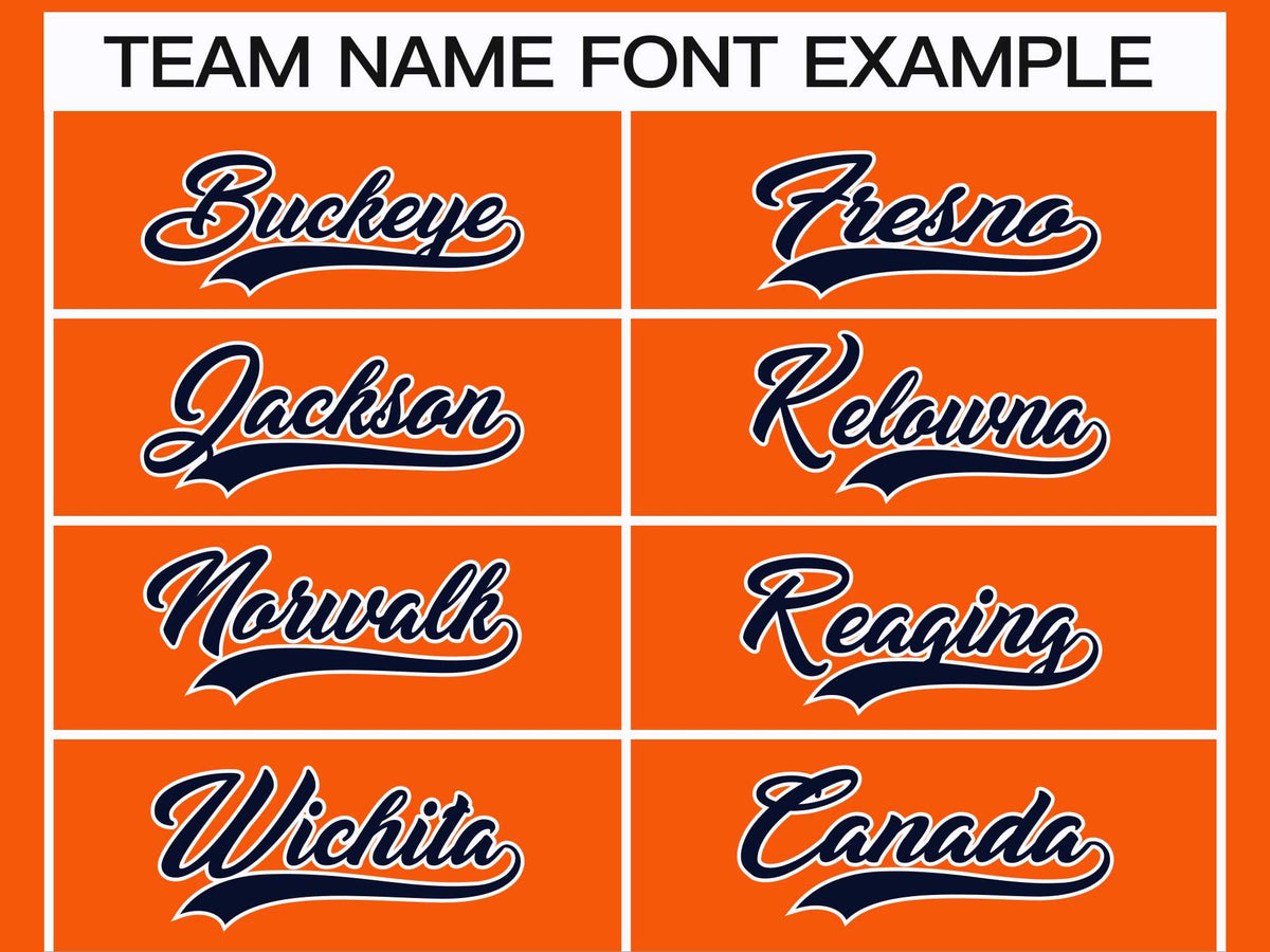 Custom Orange Navy-White Classic Style Hockey Jersey | KXKSHOP