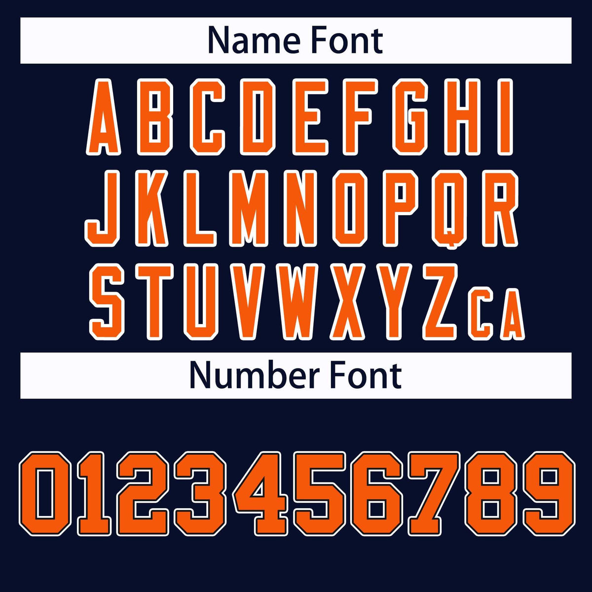 Custom Navy Orange Black-White Classic Style Hockey Jersey | KXKSHOP