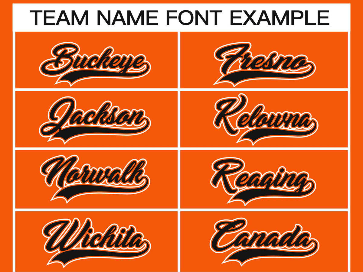 Custom Orange Black Orange-White Classic Style Hockey Jersey | KXKSHOP