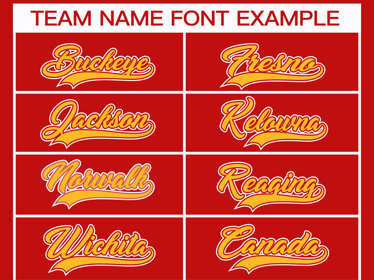 Custom Red Gold Red-White Classic Style Hockey Jersey | KXKSHOP