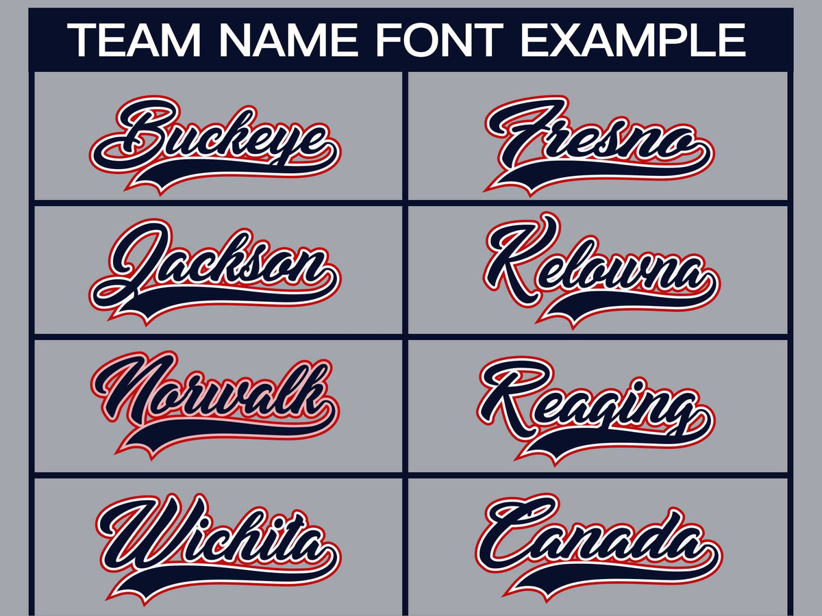 Custom Gray Navy White-Red Classic Style Hockey Jersey | KXKSHOP