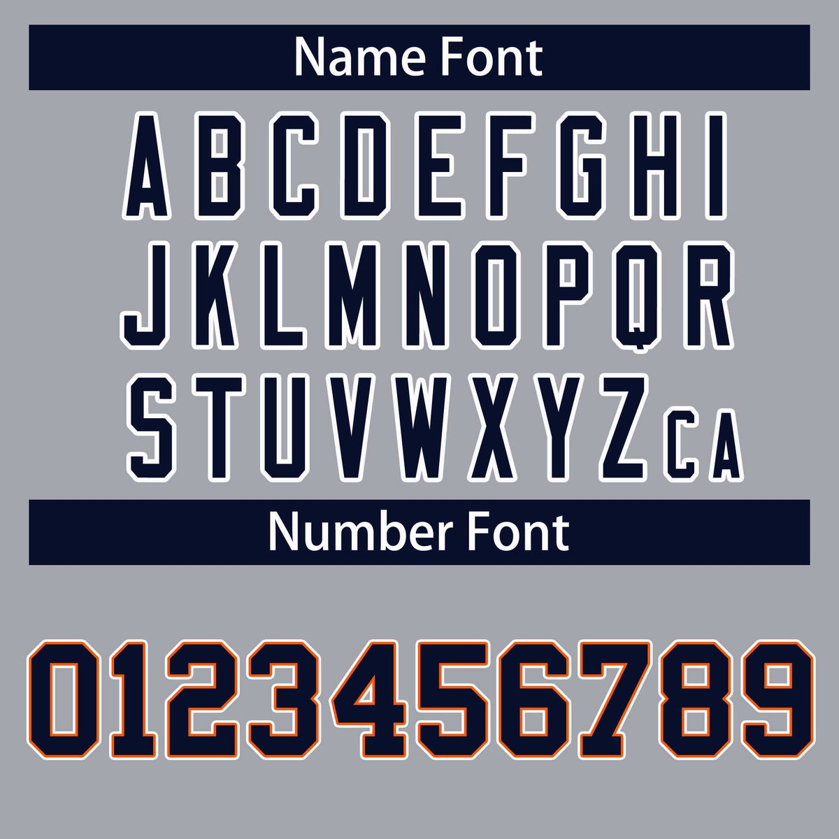 Custom Gray Navy Orange-White Classic Style Hockey Jersey | KXKSHOP