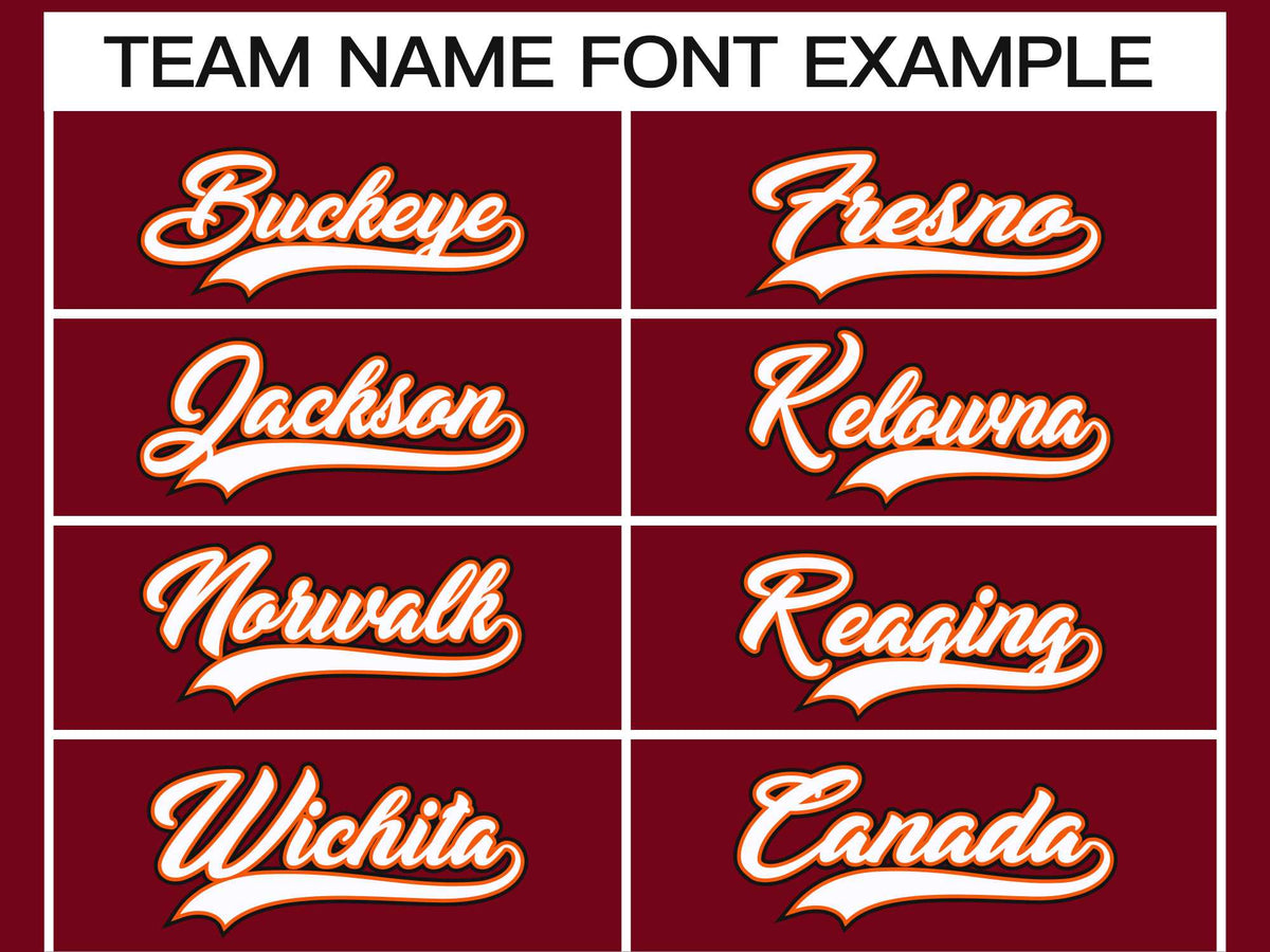 Custom Crimson White Orange-Black Classic Style Hockey Jersey | KXKSHOP