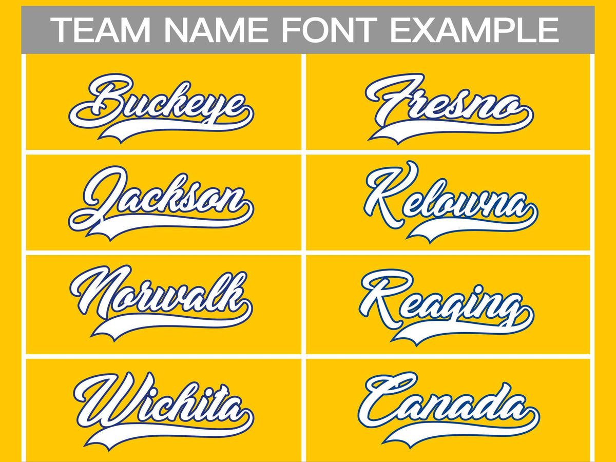 Custom Gold White-Royal Classic Style Hockey Jersey | KXKSHOP