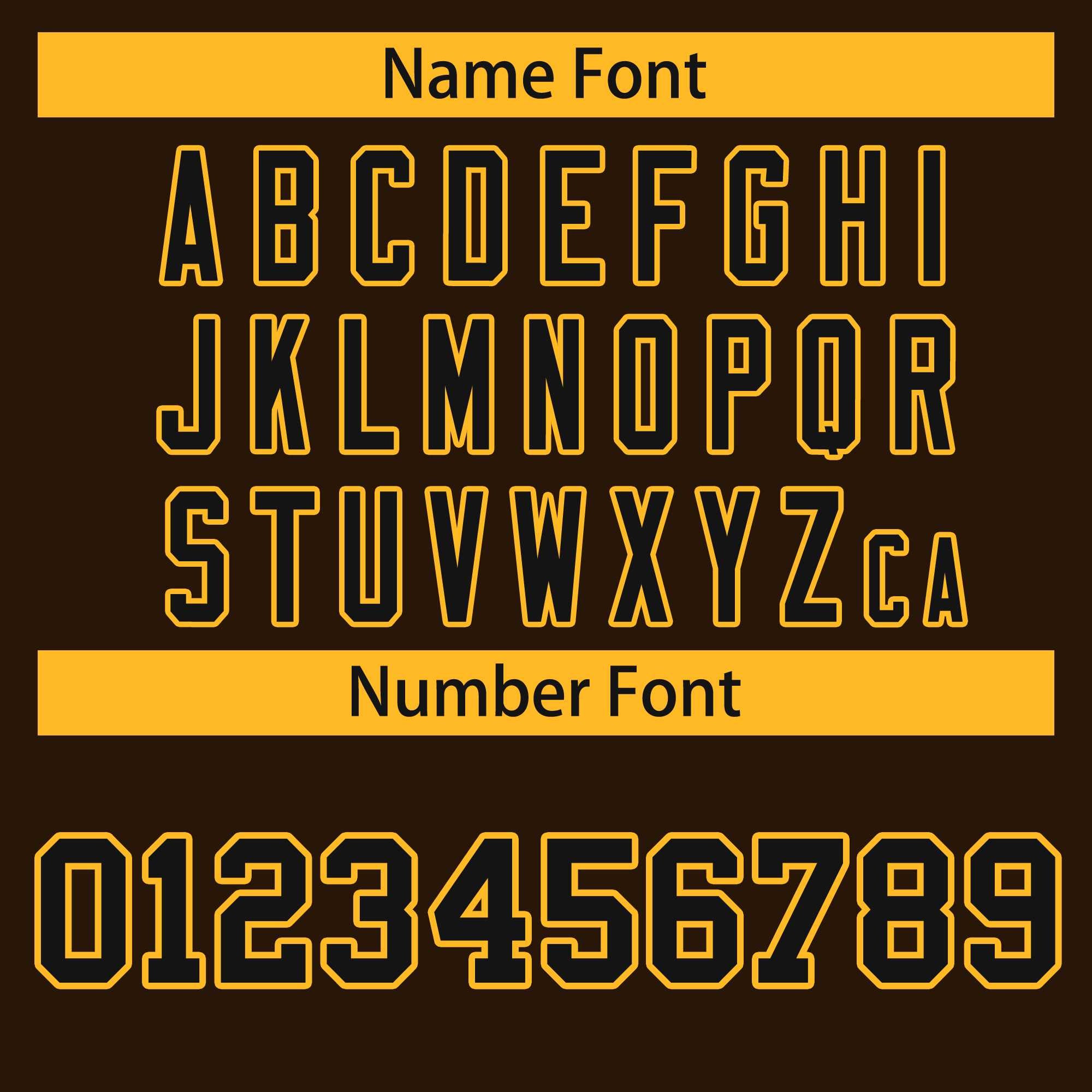 Custom Brown Black-Gold Classic Style Hockey Jersey | KXKSHOP