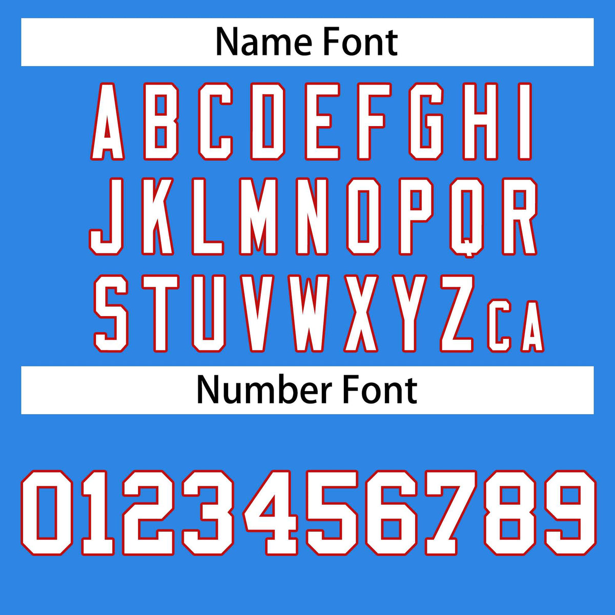 Custom Powder Blue White-Red Classic Style Hockey Jersey | KXKSHOP