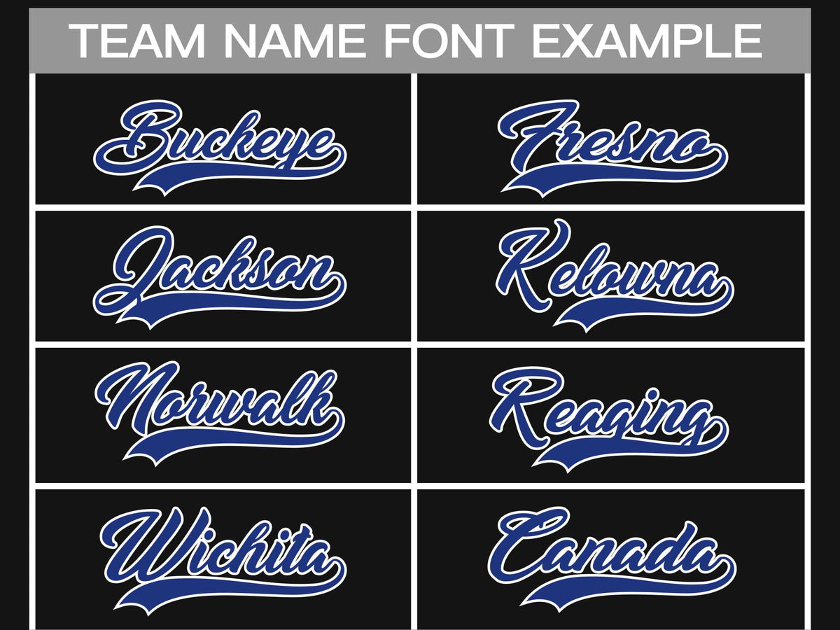 Custom Black Royal-White Classic Style Hockey Jersey | KXKSHOP