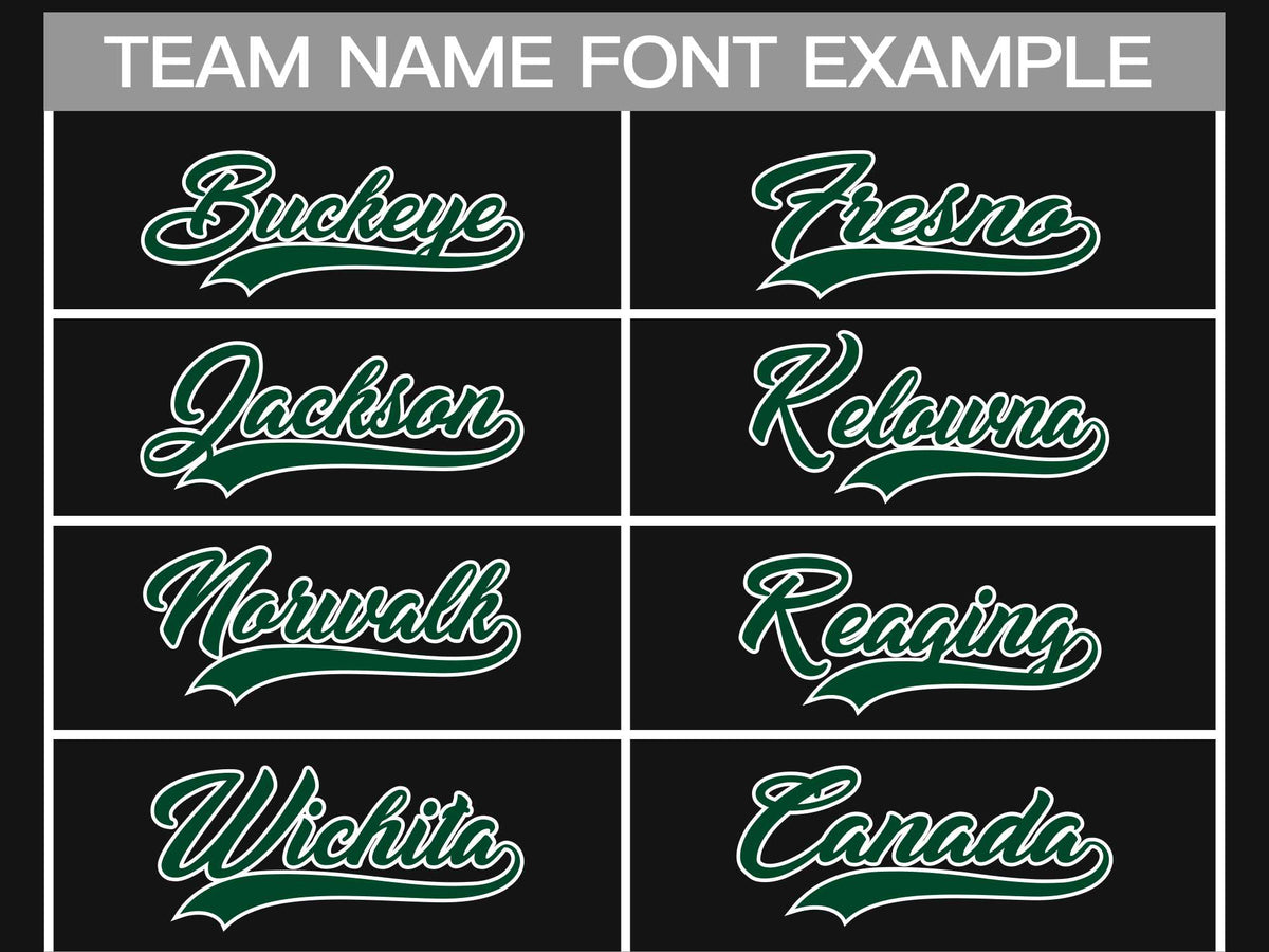 Custom Black Green-White Classic Style Hockey Jersey | KXKSHOP