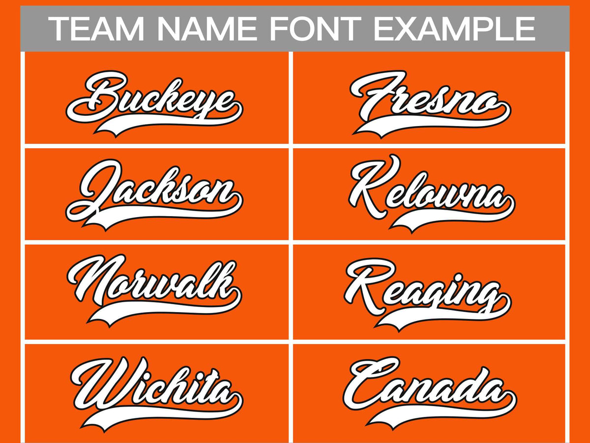 Custom Orange White-Black Classic Style Hockey Jersey | KXKSHOP